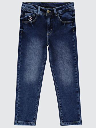 Pierre Cardin Erkek Çocuk Pantolon 6-9 Yaş Mavi