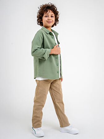 Pierre Cardin Erkek Çocuk Pantolon 6-9 Yaş Bej