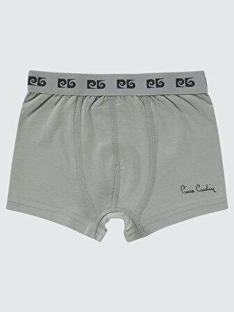 Pierre Cardin Erkek Çocuk 2'li Boxer Set 2-10 Yaş Koyu Gri