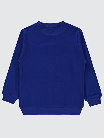 Civil Boys Erkek Çocuk Sweatshirt 2-5 Yaş Saks Mavisi