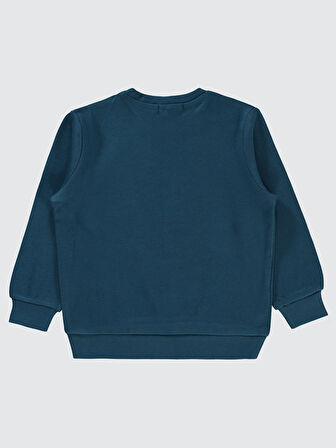 Civil Boys Erkek Çocuk Sweatshirt 2-5 Yaş Petrol