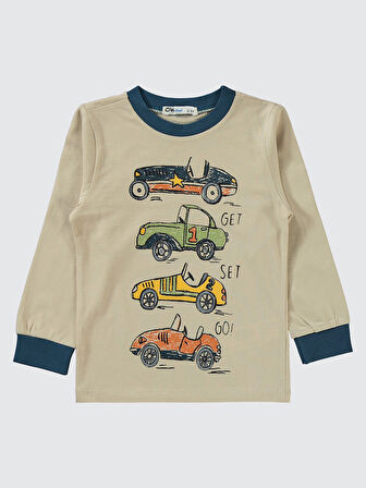 Civil Boys Erkek Çocuk Pijama Takımı 2-5 Yaş  Petrol