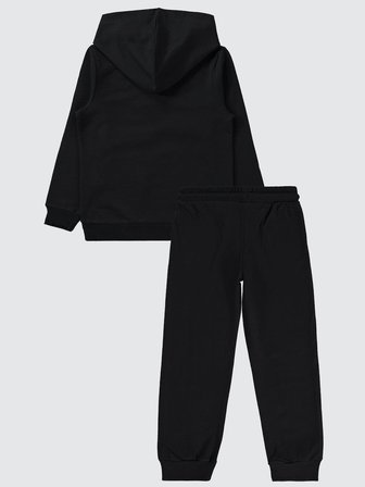 Civil Boys Unisex Basic 10-13 Yaş Eşofman Takımı - Siyah 13-14 Yaş