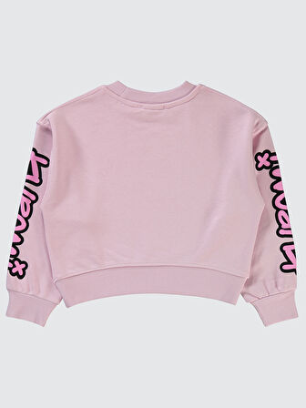 Kuromi Kız Çocuk Sweatshirt 10-13 Yaş Lila