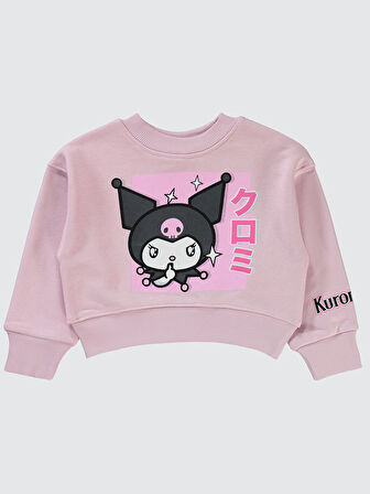 Kuromi Kız Çocuk Sweatshirt 2-5 Yaş Lila