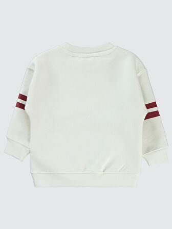 Civil Boys Erkek Çocuk Sweatshirt 2-5 Yaş Beyaz