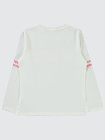 Civil Girls Kız Çocuk Sweatshirt 6-9 Yaş Ekru