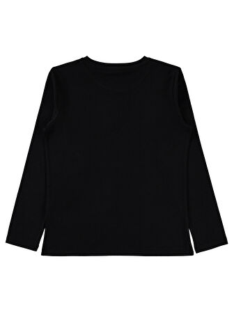 Civil Girls Kız Çocuk Sweatshirt 10-13 Yaş Siyah