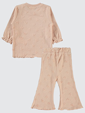 Civil Baby Kız Bebek Takım 6-18 Ay Pudra