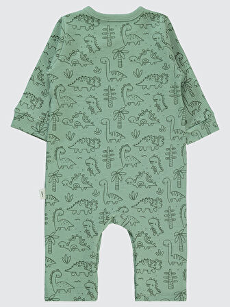 Civil Baby Erkek Bebek Patiksiz Tulum 6-18 Ay Soft Haki