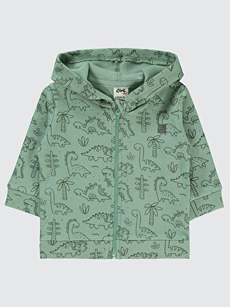 Civil Baby Erkek Bebek Hırka 6-18 Ay Soft Haki