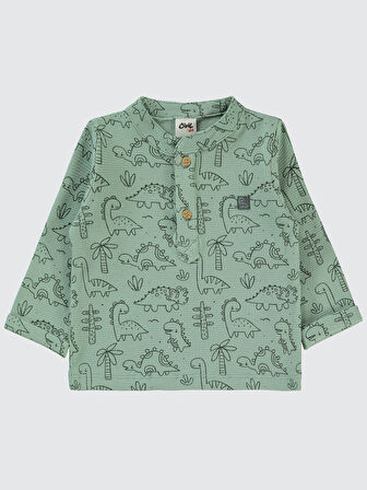 Civil Baby Erkek Bebek Sweatshirt 6-18 Ay Soft Haki