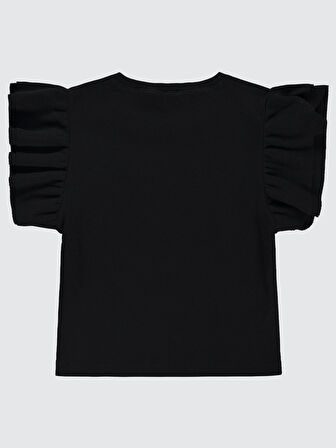 Civil Girls Kız Çocuk Tişört 10-13 Yaş Siyah