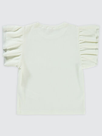 Civil Girls Kız Çocuk Tişört 10-13 Yaş Ekru