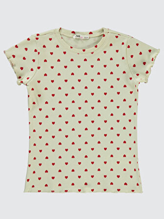 Civil Girls Kız Çocuk Tişört 6-9 Yaş FilDişi