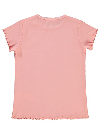 Civil Girls Kız Çocuk Tişört 6-9 Yaş Pudra