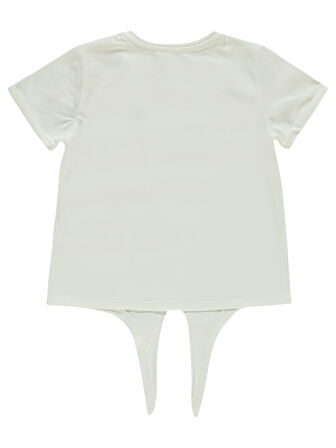 Civil Girls Kız Çocuk Tişört 6-9 Yaş Ekru