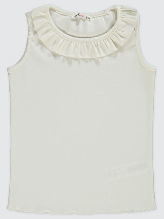 Civil Girls Kız Çocuk Tişört 6-9 Yaş Ekru