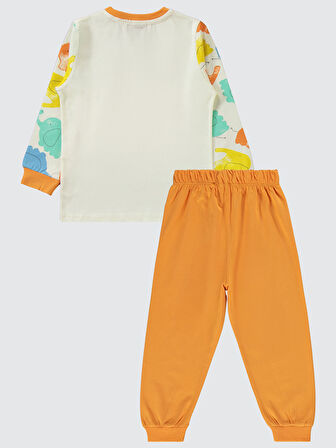 Civil Boys Erkek Çocuk Pijama Takımı 2-5 Yaş Oranj
