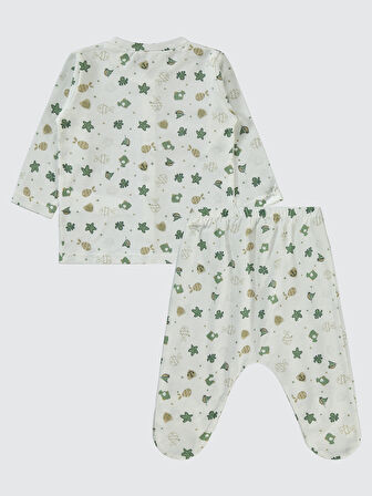Civil Baby Erkek Bebek Pijama Takımı 1-6 Ayı Ekru