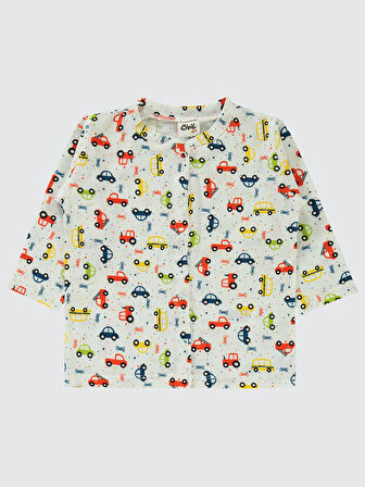Civil Baby Erkek Bebek Pijama Takımı 1-6 Ay Ekru