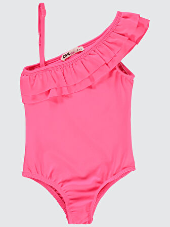 Civil Girls Kız Çocuk Mayo 2-12 Yaş Neon Pembe