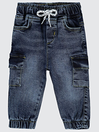 Civil Baby Erkek Bebek Pantolon 6-18 Ay Mavi