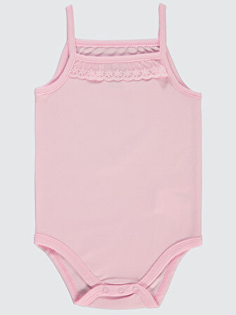 Civil Baby Kız Bebek Çıtçıtlı Badi 2-3 Yaş Pembe