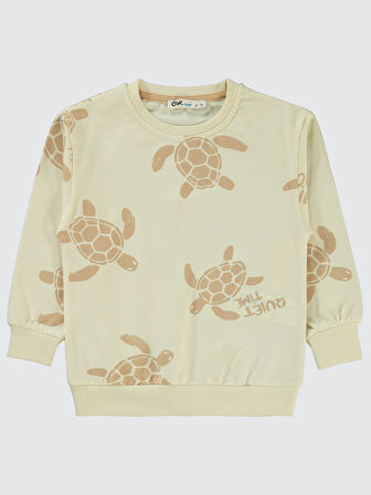 Civil Boys Erkek Çocuk Sweatshirt 2-5 Yaş Fil Dişi