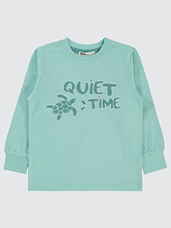 Civil Boys Erkek Çocuk Sweatshirt 2-5 Yaş Turkuaz