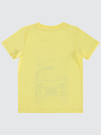 Civil Boys Erkek Çocuk Tişört 2-5 Yaş Açık Sarı