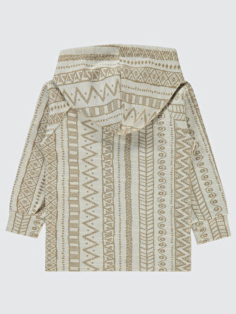 Civil Boys Erkek Çocuk Kapüşonlu Sweatshirt 2-5 Yaş Taş Rengi