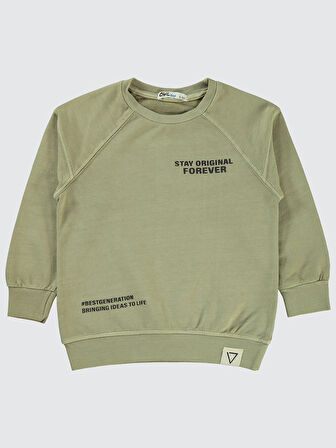 Civil Boys Erkek Çocuk Sweatshirt 2-5 Yaş Taş Rengi