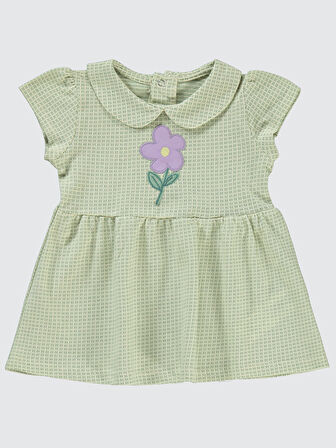 Civil Baby Kız Bebek Elbise 6-18 Ay Çağla Yeşili