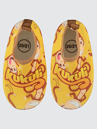 Kukuli Erkek Çocuk Deniz Ayakkabısı 21-25 Numara Hardal