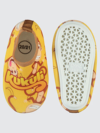 Kukuli Erkek Çocuk Deniz Ayakkabısı 21-25 Numara Hardal