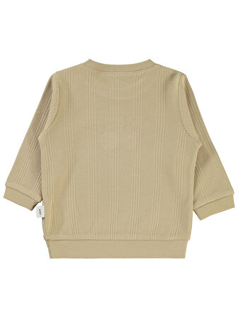 Civil Baby Erkek Bebek Sweatshirt 6-18 Ay Sütlükahve