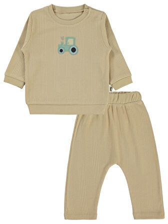 Civil Baby Erkek Bebek Takım 6-18 Ay Sütlükahve