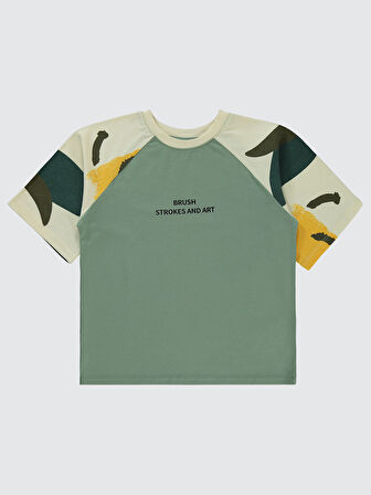 Civil Boys Erkek Çocuk Tişört 6-9 Yaş Soft Haki