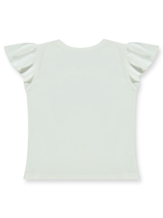 Civil Girls Kız Çocuk Tişört 2-5 Yaş Ekru