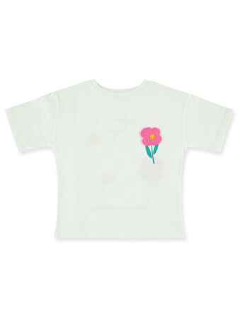 Civil Girls Kız Çocuk Tişört 6-9 Yaş Ekru