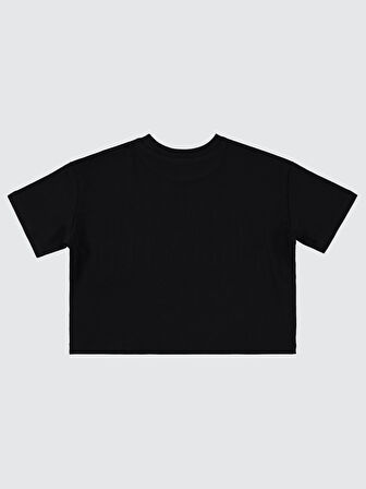 Civil Girls Kız Çocuk Tişört 6-9 Yaş Siyah