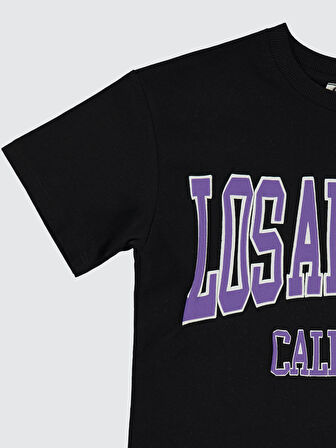 Civil Girls Kız Çocuk Tişört 6-9 Yaş Siyah