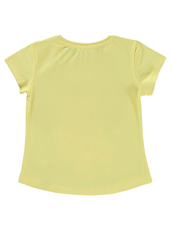Civil Girls Kız Çocuk Tişört 2-5 Yaş Açık Sarı