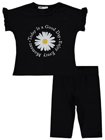Civil Girls Kız Çocuk Takım 2-5 Yaş Siyah
