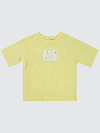 Civil Girls Kız Çocuk Tişört 10-13 Yaş Açık Sarı