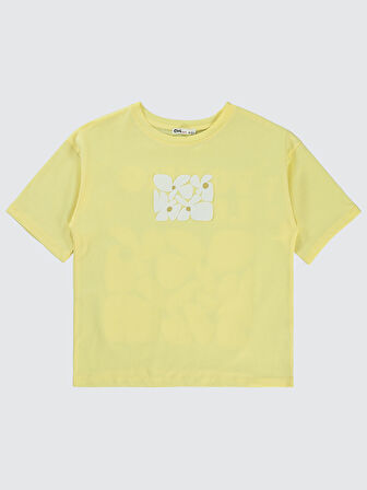 Civil Girls Kız Çocuk Tişört 10-13 Yaş Açık Sarı