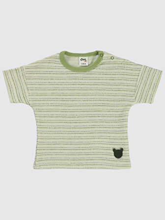 Civil Baby Erkek Bebek Tişört 6-18 Ay Krem