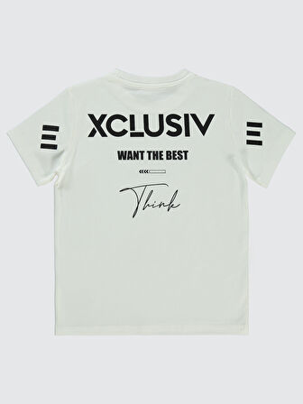 Civil Boys Erkek Çocuk Tişört 6-9 Yaş Beyaz