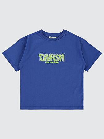 Civil Boys Erkek Çocuk Tişört 10-13 Yaş Saks Mavisi